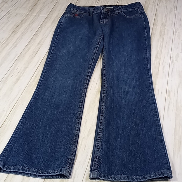 Twenty X Jackson Lower Rise Bootcut Blue Jeans Size 5/6×31 - Picture 10 of 16